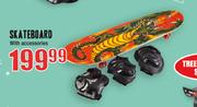 Skateboard With Accessories