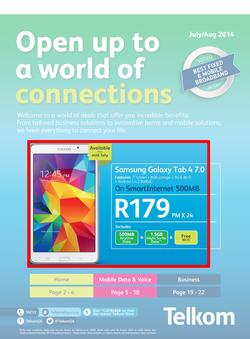 Telkom Mobile : (Valid until 20 Aug 2014), page 1