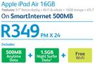 Apple iPad Air 16GB-On SmartInternet 500MB