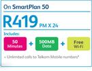 Samsung Galaxy S5-On Smart Plan 50