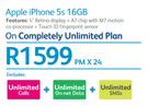 Apple iPhone 5s 16GB-On Completely Unlimited Plan