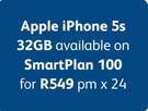 Apple iPhone 5s 32GB-On Smart Plan 100