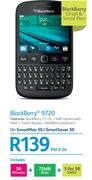 BlackBerry 9720-On Smart Plan 50/Smart Saver 50