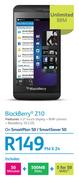 BlackBerry Z10-On Smart Plan 50/Smart Saver 50