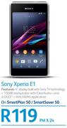 Sony Xperia E1-On Smartplan 50/SmartSaver 50