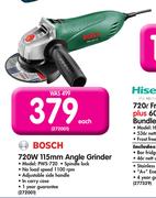 Bosch 720W 115mm Angle Grinder-Each