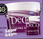 Deco Ultra Satin White - 10L