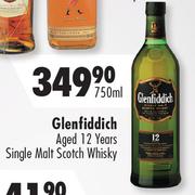 Glenfiddich Aged 12 Years Single Malt Scotch Whisky-750ml