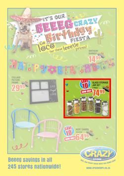 The Crazy Store : Birthday Fiesta (28 Jul - 31 Aug 2014), page 1