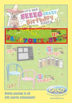 The Crazy Store : Birthday Fiesta (28 Jul - 31 Aug 2014), page 1