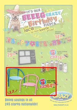 The Crazy Store : Birthday Fiesta (28 Jul - 31 Aug 2014), page 1