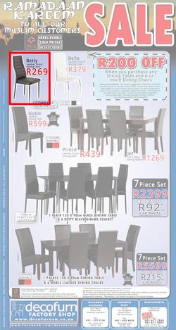 Decofurn Cape Town : Sale (Valid until 31 Jul 2014)2, page 1