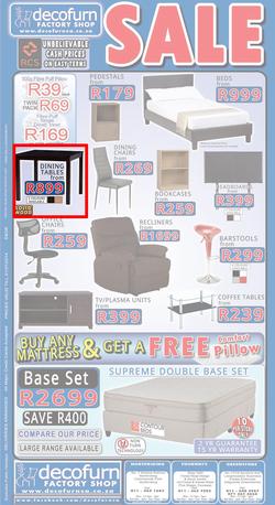 Decofurn Johannesburg : Sale (Valid until 21 Jul 2014), page 1