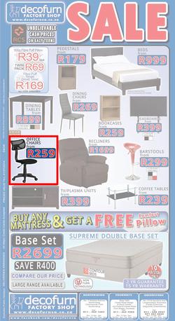 Decofurn Johannesburg : Sale (Valid until 21 Jul 2014), page 1
