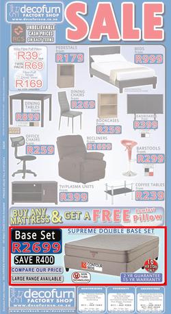 Decofurn Johannesburg : Sale (Valid until 21 Jul 2014), page 1