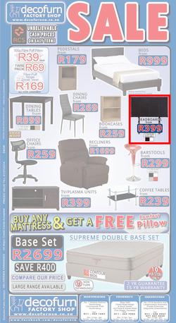 Decofurn Johannesburg : Sale (Valid until 21 Jul 2014), page 1