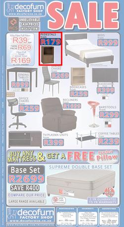 Decofurn Johannesburg : Sale (Valid until 21 Jul 2014), page 1
