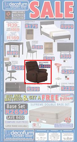Decofurn Johannesburg : Sale (Valid until 21 Jul 2014), page 1