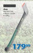 Kaufmann 1.8kg Axe Plastic Handle HW1851160