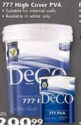 Deco 20Ltr 777 High Cover PVA-Each