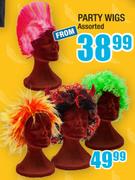 Party Wigs Assorted