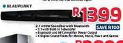 Blaupunkt 2.1 400W Soundbar With Bluetooth