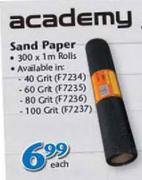 Academy Sand Paper-Each