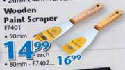 Wooden Paint Scraper(80mm)-Each