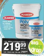 Plascon Polvin Wall & Ceillings(White Only)-20L