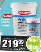 Plascon Polvin Wall & Ceilings White Only EPL-20L-20L