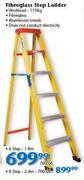 Fibreglass Step Ladder 6 Step-1.8m
