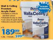 Duram Wall & Ceiling Premium Acrylic Paint-5L