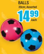 Balls 20Cm Assorted-Each