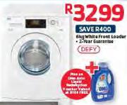 Defy 6Kg White Front Loader+ OMO Liquid