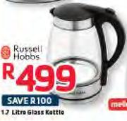 Russell Hobbs 1.7L Glass Kettle