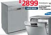 Kelvinator 12 Place Metallic Dishwasher