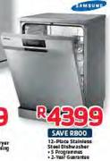 Samsung 12 Place Stainless Steel Dishwasher