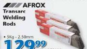 Afrox Transarc Welding Rods 2.50mm AFRW075132-5Kg