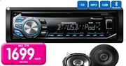 Pioneer Bluetooth/USB/iPod Front Loader DEH-X4650BT