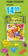 Foam Stickers Assorted-Per Pack