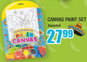 Canvas Paint Set Assorted