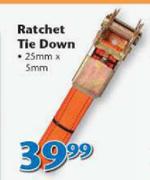 Ratchet Tie Down-25mm x 5mm