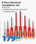 Worksman 8-Piece Electrical Screwdriver Set WMSS187