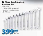 Worksman 12-Piece Combination Spanner Set WMSS185
