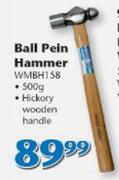 Worksman 500g Ball Pein Hammer WMBH158