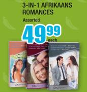 3-In-1 Afrikaans Romances Assorted-Each