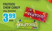 Frutoos Chew Candy Assorted-25g Each