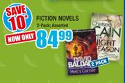 2-Pack Fiction Novels Assorted