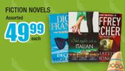 Fiction Novels Assorted-Each