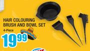 Hair colouring Brush And Bowl Set 4 Piece